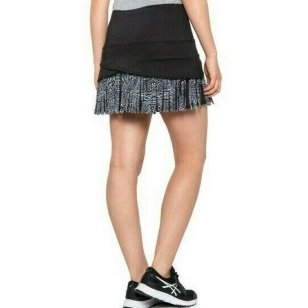 Lucky in Love fringed athletic tennis golf skirt/skort M